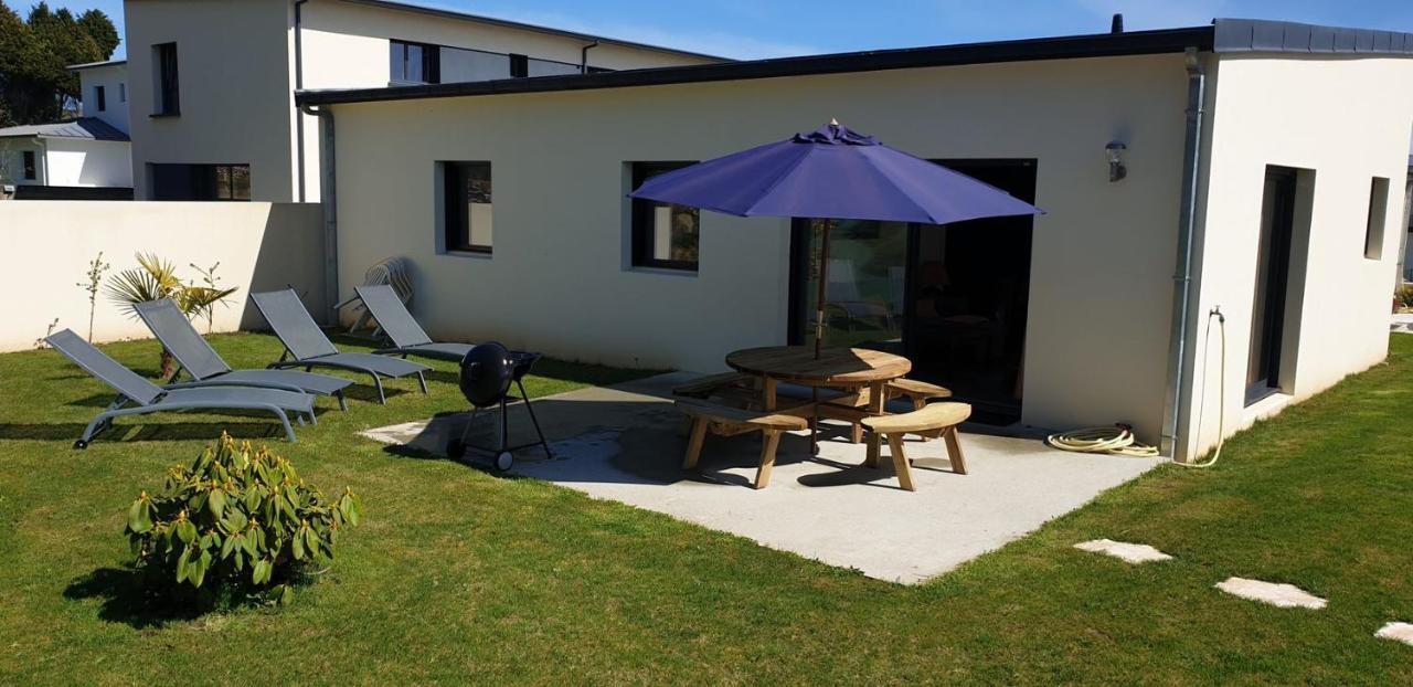 Les Embruns Jardin Villa Saint-Pol-de-Leon Bagian luar foto